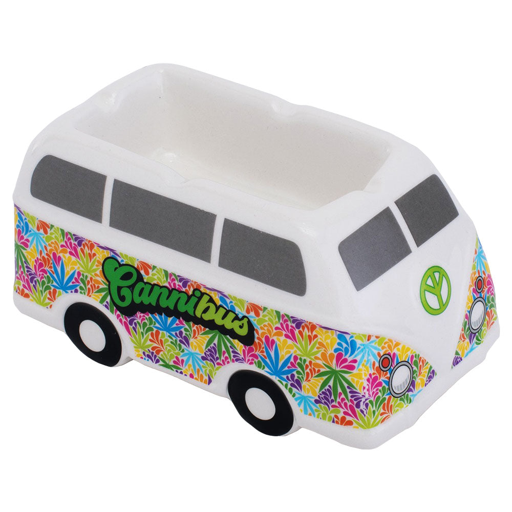 Fujima Hippie Bus Ceramic Ashtray - 5.5