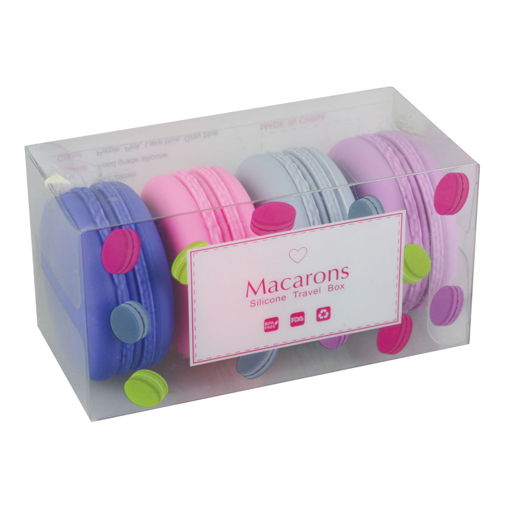 4PC - Silicone Macaron Container - 2