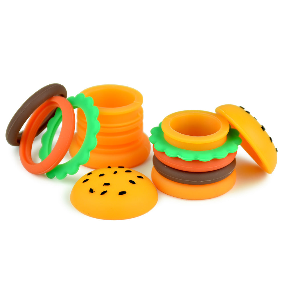 40PC DISPLAY - Silicone Hamburger Storage Container - 5ml