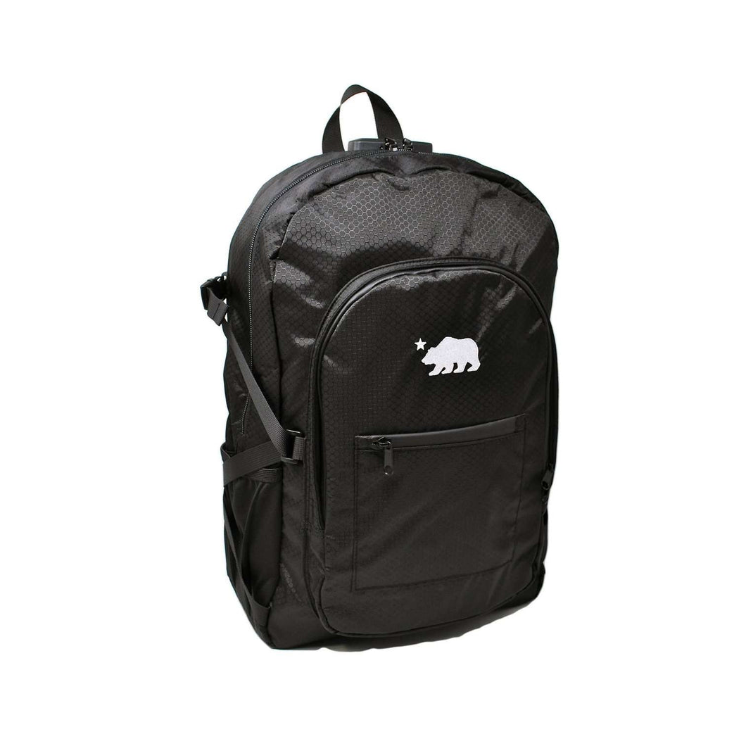 CALI BACKPACK STANDARD- BLACK/WHITE