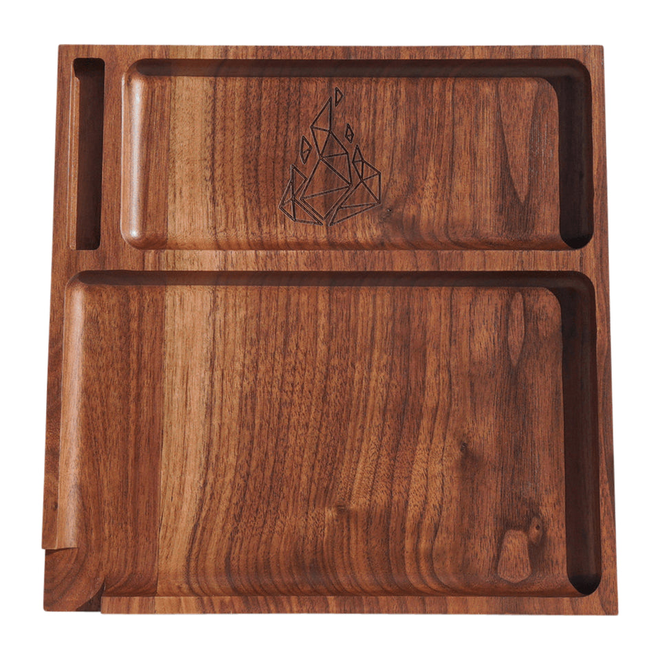 BRNT DESIGNS YAKETA WOOD TRAY - WALNUT