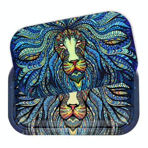 V Syndicate Roll n Go - 1 Metal Tray and 1 3D Mag Slap  - Tribal Lion - Medium - 10.5 in x 6.25 in x 1 in