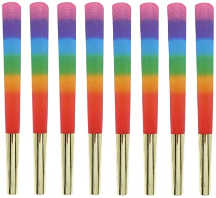 BEAUTIFUL BURNS PRE-ROLLED CONES - OVER THE RAINBOW - PACK OF 8