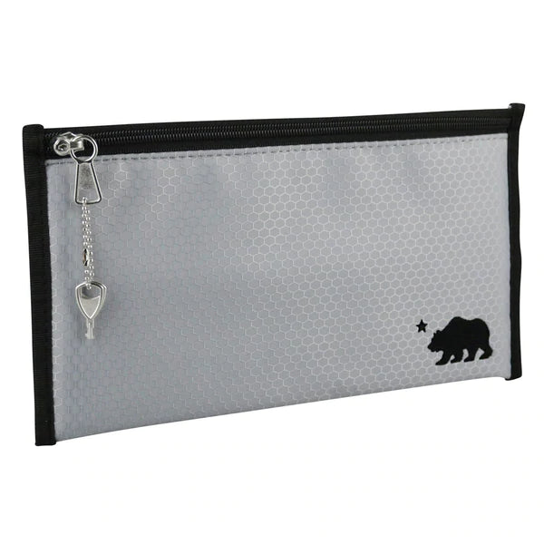 CALI BAGS - CALI POUCH 11" X 6" - GRAY