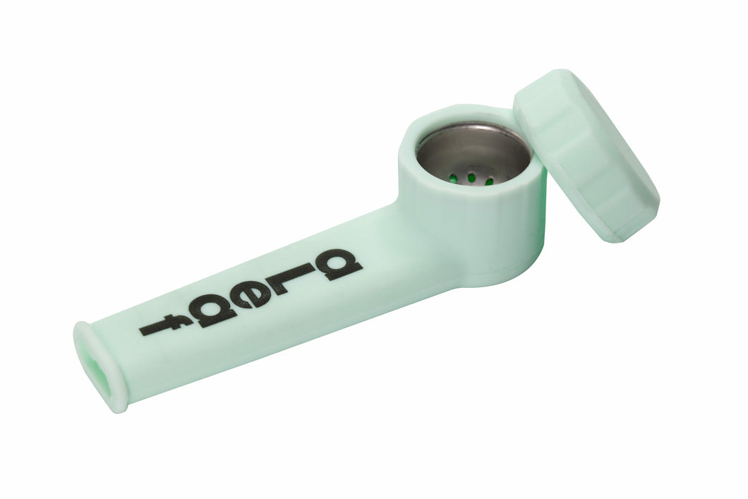 ALEAF SILICONE HANDPIPE W/ CAP - MIXED COLORS