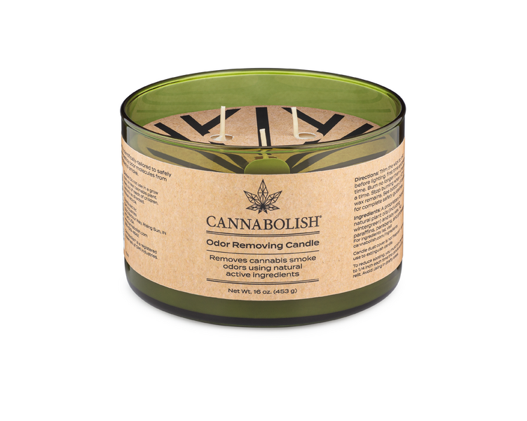 CANNABOLISH ODOR REMOVING CANDLE - 16OZ